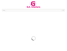 Tablet Screenshot of ga-interiors.co.uk